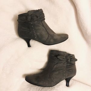 Report gray booties